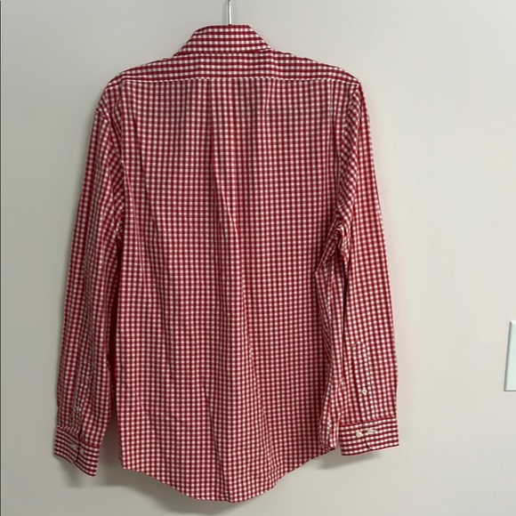 Brooks Brothers Red and White Checkered Casual Button Down Shirt - Picture 3 of 6
